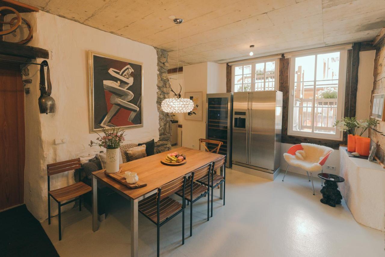 Alte Post Saas-Fee Apartment Bagian luar foto