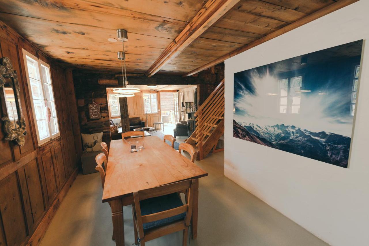 Alte Post Saas-Fee Apartment Bagian luar foto