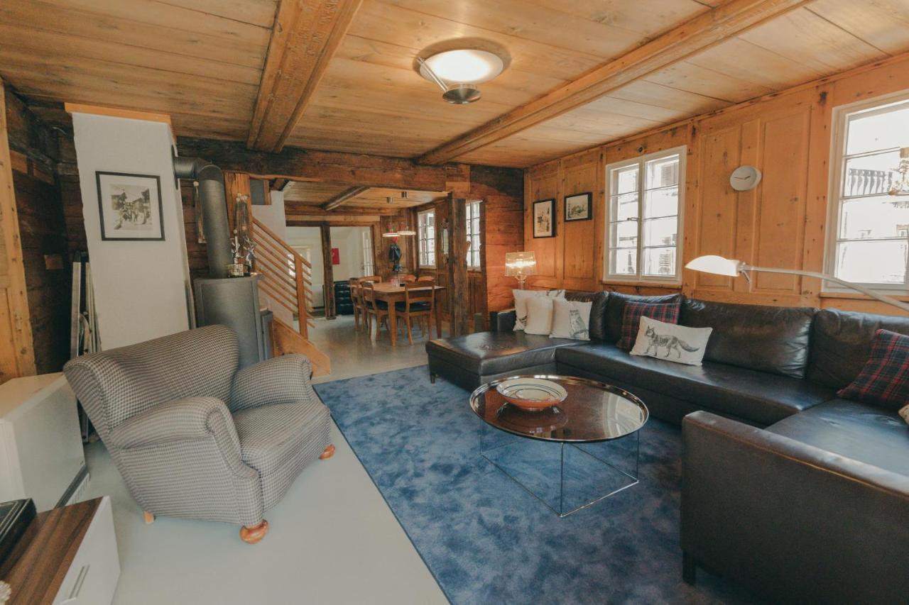 Alte Post Saas-Fee Apartment Bagian luar foto